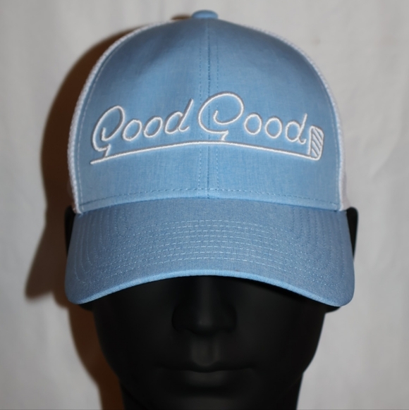 Good Good Golf Birdie Blue Trucker Hat w/Adjustable Snapback Closure. Like New. - Picture 2 of 6